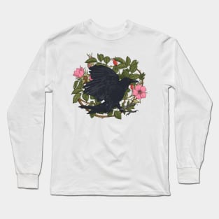 Raven and roses t-shirt Long Sleeve T-Shirt